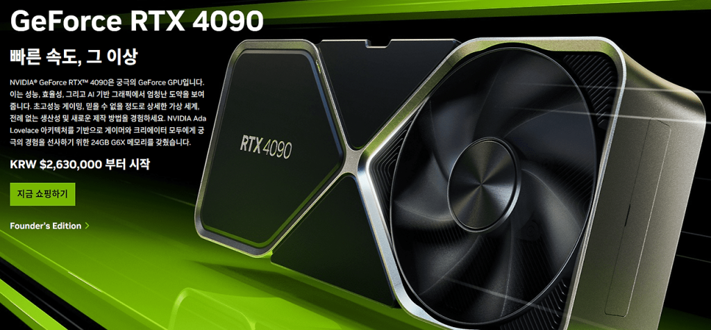 1. NVIDIA GeForce RTX 4090