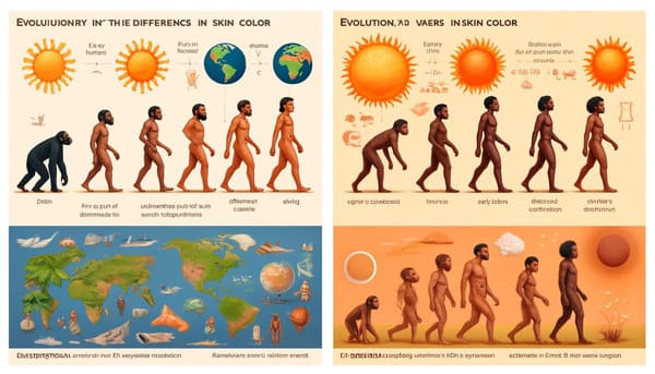 인종별 피부색 진화적 요인