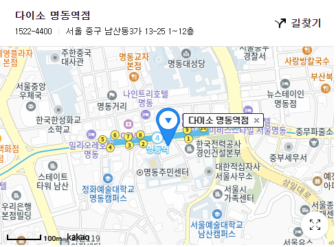 다이소 초대형 매장 명동 본점