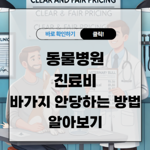 동물병원에서 진료비 바가지 안당하는 방법