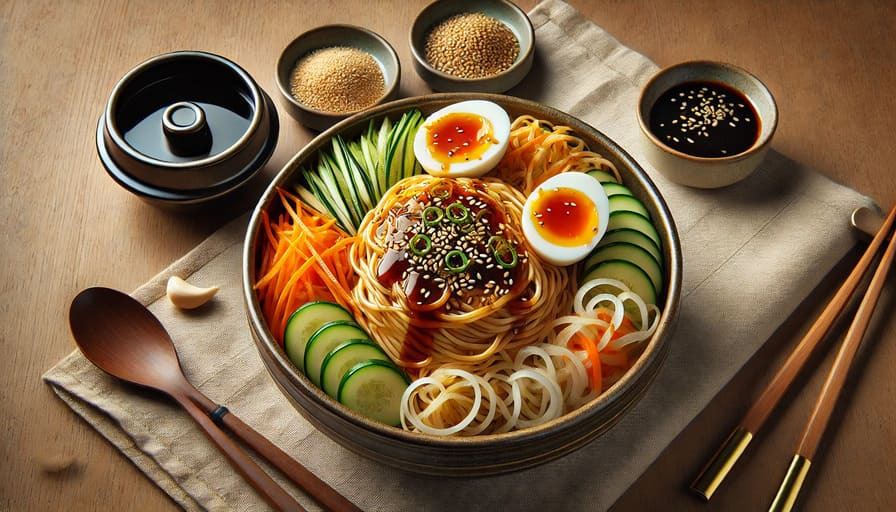 간장 비빔국수: 감칠맛의 향연