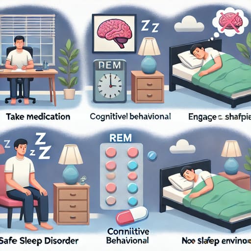 렘수면 장애 원인 및 예방, 치료방법