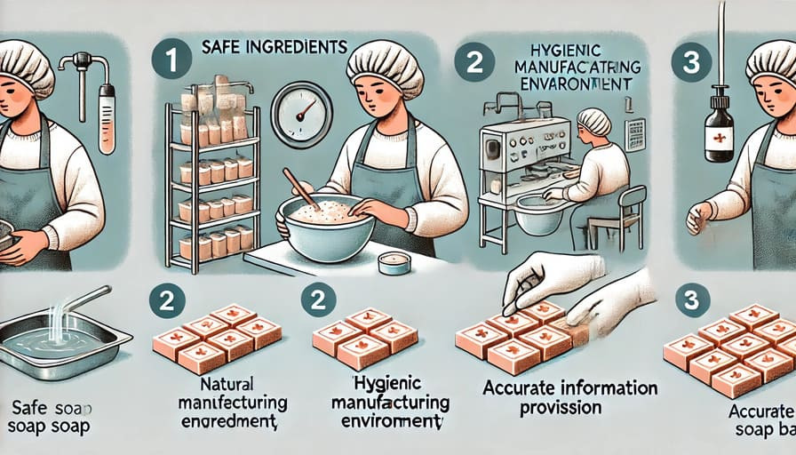 수제 비누 제작 시 주의할 점
