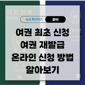 여권 신청 여권 재발급 온라인 신청 방법